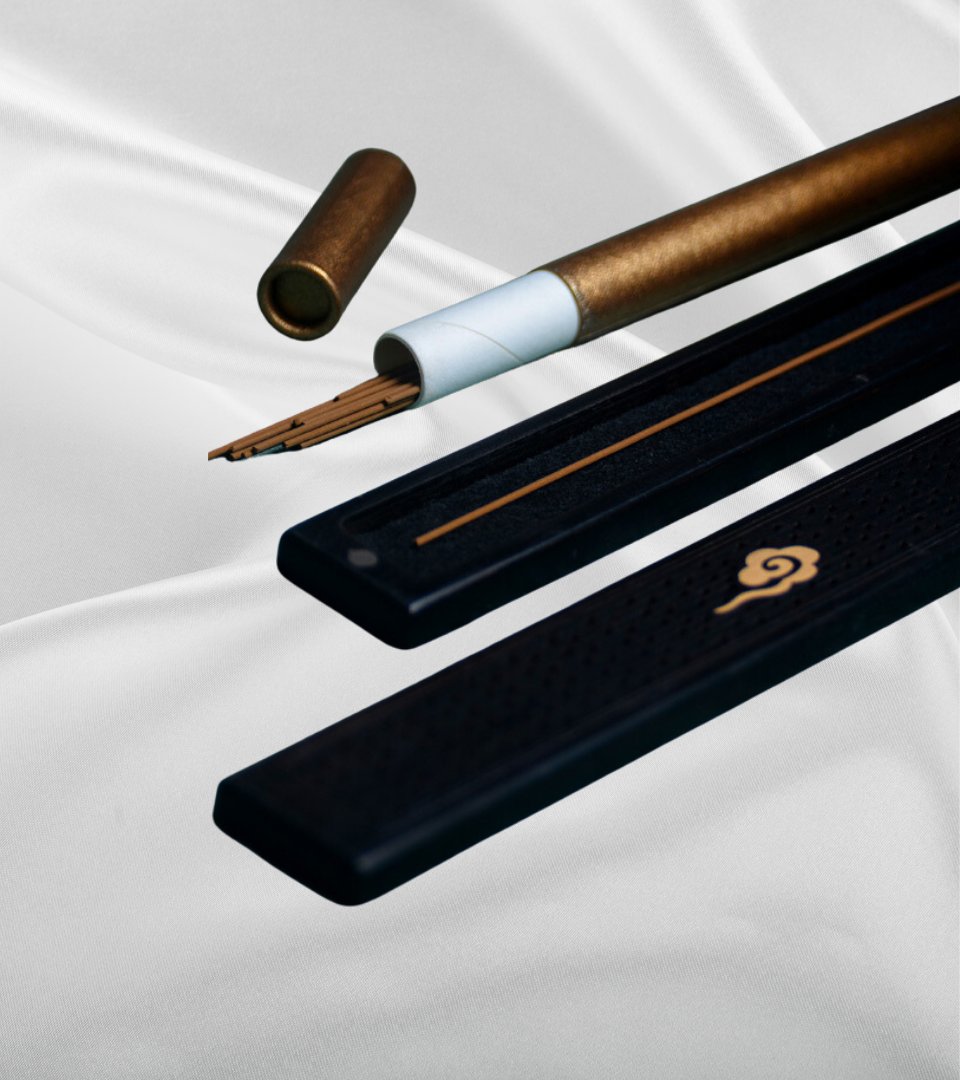 Insense wild agarwood incense in wooden presentation box